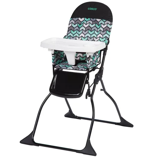 Vista 17 de Cosco Silla alta simple plegable para bebé, Silla alta plegable simple, diseño conveniente, ligero y compacto, Comet