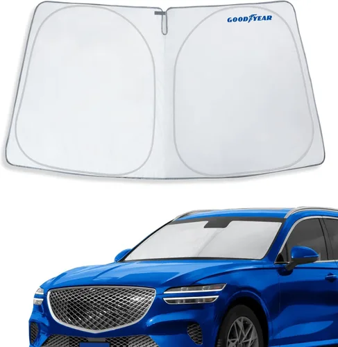 Vista 14 de Goodyear Parasol plegable para parabrisas Acura MDX 2022-2026, accesorios de automóvil, cubierta de parasol, parasol para parabrisas de automóvil