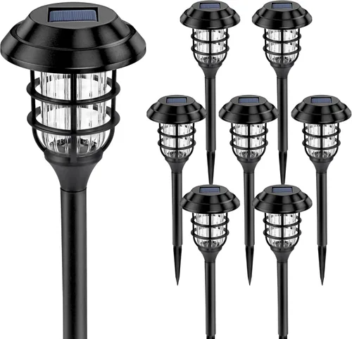 SOLPEX - Luces solares para exteriores, luces solares impermeables para jardín, iluminación solar para paisajes, alimentadas por energía solar, para