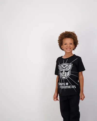 Vista 6 de Transformers Bumblebee and Optimus Prime Boys 4 Pack T-Shirts for Little Kids - BlueYellowBlackRed