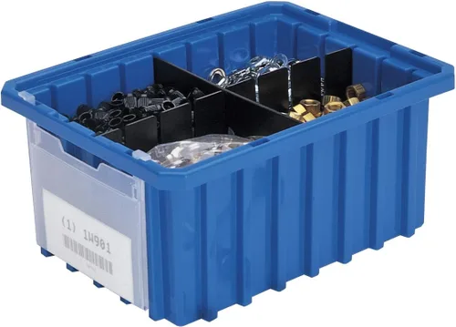 Vista 3 de Akro-Mils 33105 Akro-Grid - Caja modular de plástico ranurada dividible apilable