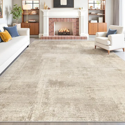 Vista 43 de zesthome Alfombras de 5 x 7 pulgadas - Alfombra lavable resistente a las manchas, alfombras modernas abstractas para sala de estar, dormitorio