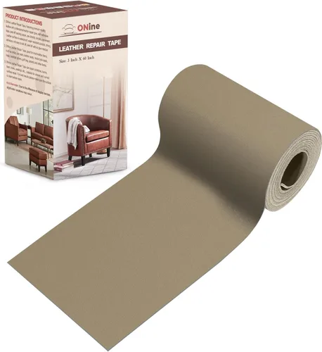 Vista 16 de ONine Reparación profesional de cuero para sofá, cinta de reparación de cuero de 3 x 60 pulgadas (cuero gris oscuro)