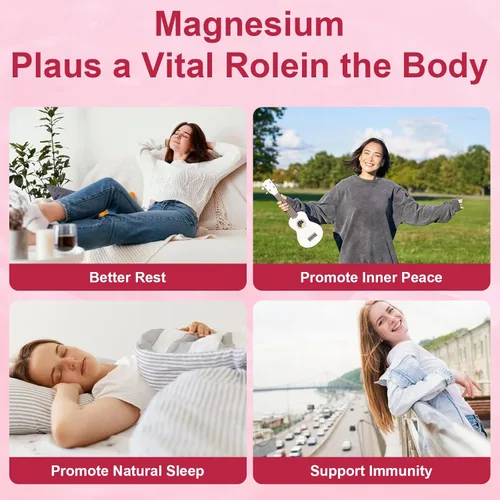 Vista 5 de 2 paquetes de gomitas de complejo de magnesio liposomal, como 12 formas de citrato de magnesio, glicinato, malato, óxido y más con vitamina D3, B6