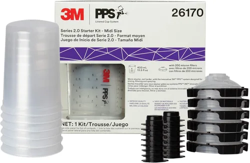3M PPS 2.0 - Kit de inicio del sistema de pistola de pintura de aerosol 26170, 13.5 onzas, filtro de 200 micrones, uso para autos, muebles, hogar y
