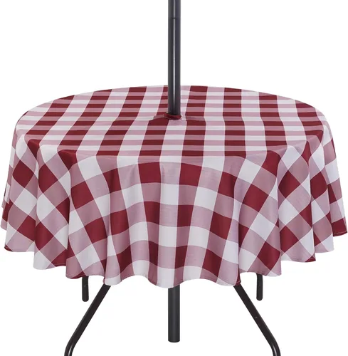 Vista 24 de Poise3EHome - Mantel impermeable antiderrames para exteriores e interiores, para camping, picnic, té de la tarde, asados, flores