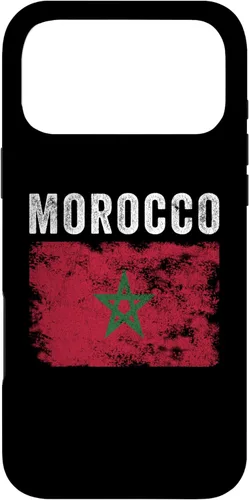 Vista 22 de Morocco Flag Distressed - Men Women Kids - Moroccan Flag Case for iPhone 16