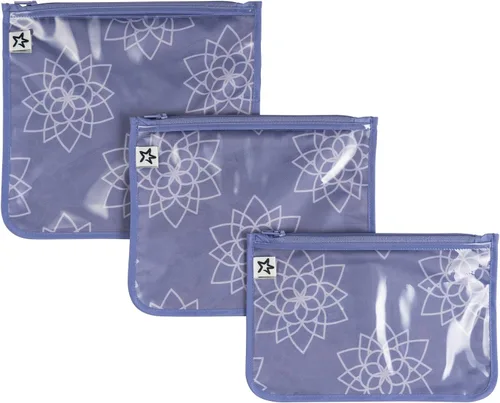 Vista 12 de Tiny Twinkle Diaper Bag Organizing Pouches 3 Pack Mess-Proof Clear Front Travel Organizer Bags&TSA Approved Toiletry Bag Set for Baby and Mom