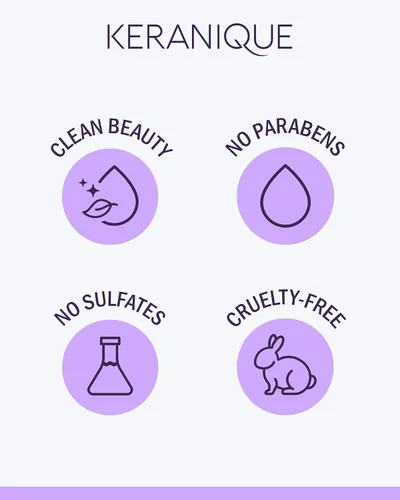 Vista 9 de Keranique Acondicionador de control de daños - Tratamiento hidratante con queratina para cabello seco dañado