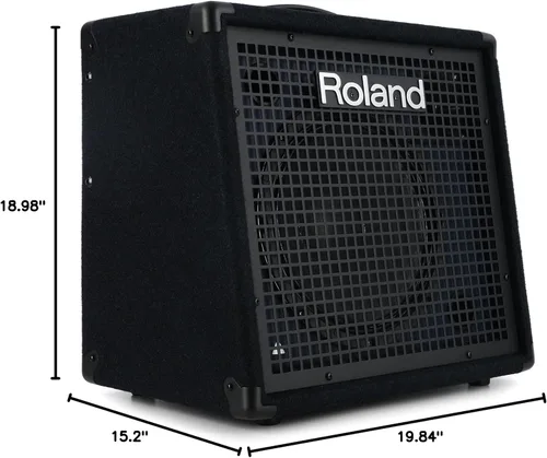 Vista 2 de Roland Amplificador de teclado de mezcla de 3 canales, 50 vatios (KC-80)
