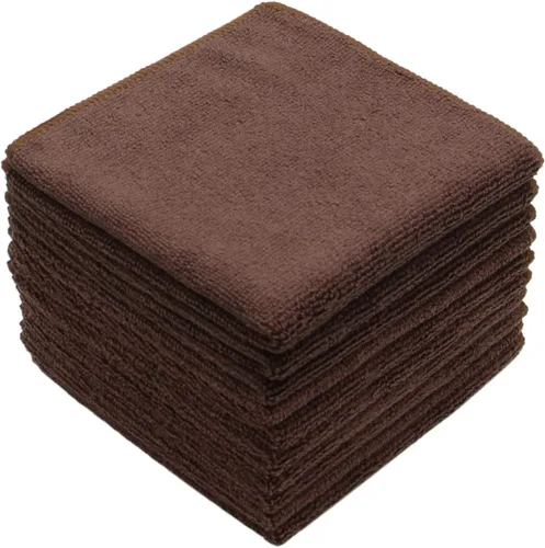 Vista 10 de Paños de microfibra de secado rápido, trapos de limpieza de cocina, trapos antipolvo, paños ultra absorbentes sin pelusas, 12 x 12 pulgadas, paquete