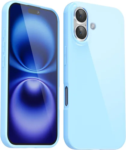 Vista 531 de Svanove para iPhone 7 Plus/ 8 Plus, funda de silicona, de goma suave brillante y gel de jey lindo, funda protectora de plástico simple y lisa