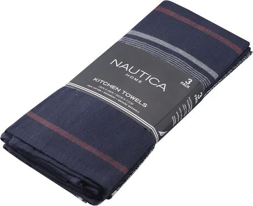 Vista 19 de Nautica Toallas de cocina 100% algodón, paños de limpieza reutilizables superabsorbentes, paños de cocina, toallas de mano para secar platos, juego