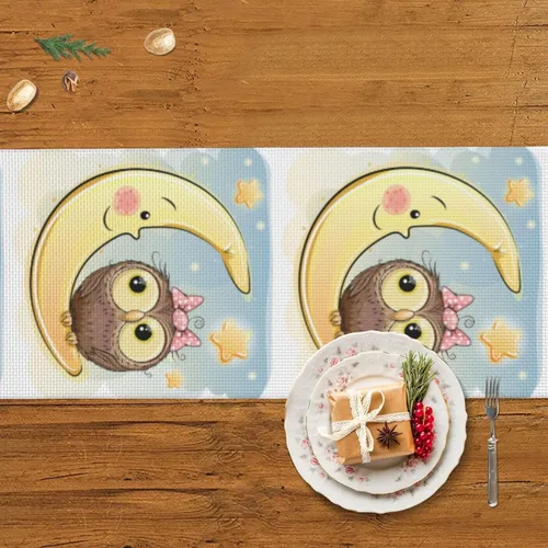 Vista 5 de Camino de mesa de Navidad de 60 pulgadas de largo, camino de mesa de otoño para mesa de comedor, decoración de Navidad, camino de mesa de café