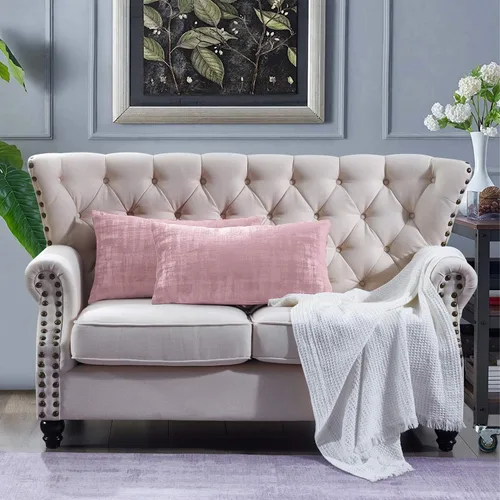 Vista 16 de Home Soft Things Juego de 2 fundas de almohada de terciopelo texturizado, 14 x 26 pulgadas, color verde azulado profundo, fundas decorativas