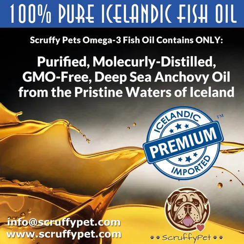 Vista 5 de Aceite de pescado salvaje puro Omega 3 para perros con vitamina E - Cápsulas blandas de EPA y DHA más altas disponibles (1000 mg) 180