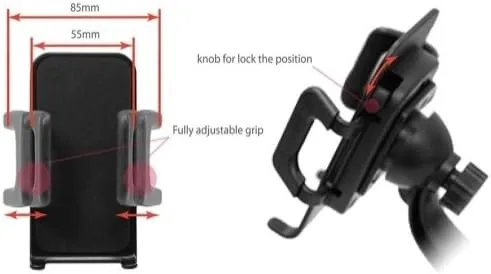 Vista 6 de Xenda Soporte universal para parabrisas de automóvil, soporte para teléfono celular, ventosa para iPhone 6/6 Plus/5S 5C 5 4S - iPod Touch Nano