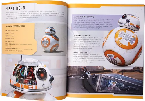 Vista 5 de Star Wars BB-8 - Rompecabezas de madera 3D y figuras de modelo (81 piezas) construye y pinta tu propia réplica de película de Star Wars en 3D