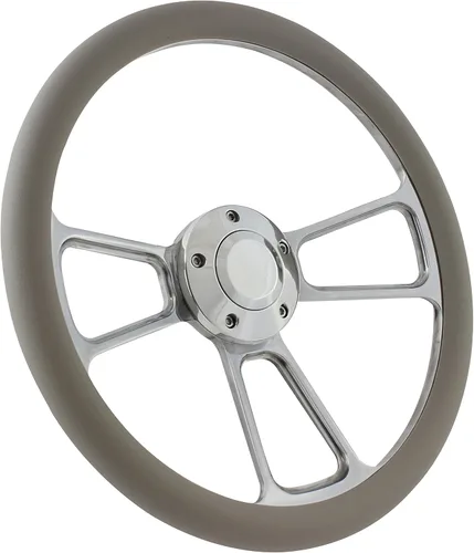 Vista 6 de 14" foreversharp Billet Aluminio Negro Mitad Wrap muscular Volante