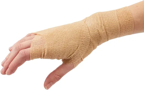 Vista 6 de Juvale Envoltura cohesiva autoadherente – Cinta atlética de soporte transpirable – Ajuste perfecto para equipos de tatuaje – Cinta deportiva