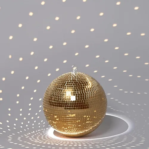 Vista 32 de Yescom Juego de 8 bolas de discoteca de 7/12/16/20/24 pulgadas, bolas de espejo surtidas, decoración de vidrio para colgar para fiestas de los años