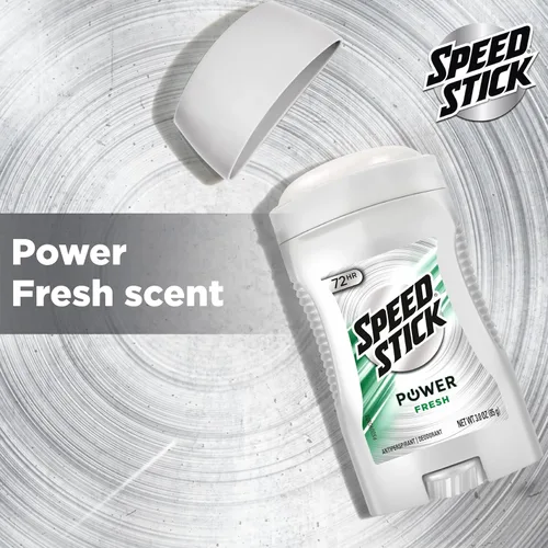 Vista 5 de Speed Stick Desodorante para hombre, fresco, 3 onzas, paquete de 4