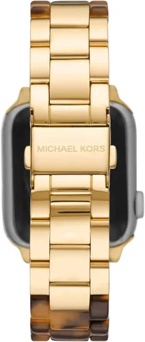Vista 3 de Michael Kors - Correa de reloj intercambiable para Apple Watch compatible con Apple Watch de 38 mm 40 mm o 41 mm compatible con Apple Watch Series 1