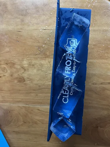 Vista 6 de Molde para cubitos de hielo transparente para el hogar de alta capacidad (21 x 1.3 pulgadas), solo molde, no compres a menos que ya tengas la caja