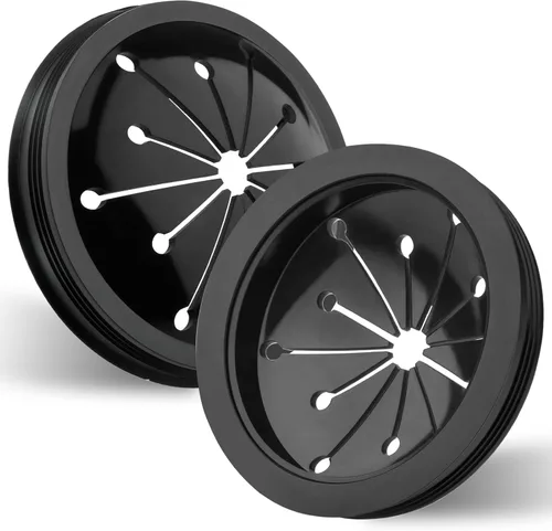 Vista 8 de Protector contra salpicaduras para eliminación de basura, paquete de 2 insertos de drenaje de goma EPDM mejorados para InSinkErator Evolution Series