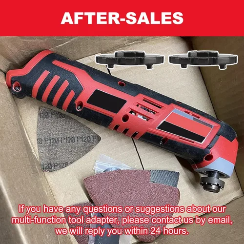 Vista 4 de 42-04-0730 Adaptador para Milwauke-e 2426-20, 2426-059 Multi-Herramienta-2 Pcs