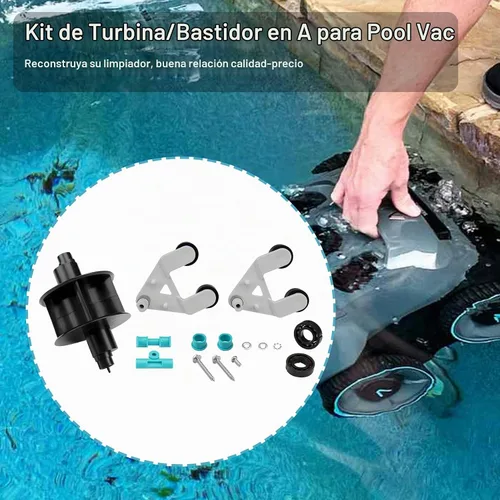 Vista 2 de Piezas de vacío de piscina AXV621DAT, kit de turbina de marco A, apto para Hayward Navigator