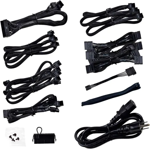 Vista 6 de EVGA SuperNOVA 850 Ga, 80 Plus Gold 850W, totalmente modular, modo ECO con ventilador Dbb, 10 años de garantía, tamaño compacto de 150mm, fuente