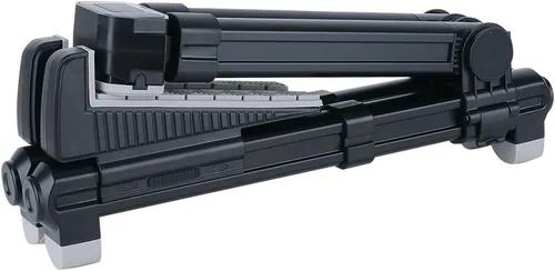 Vista 4 de ENO MUSIC Folding Stand Alumium Alloy Frame Universal Acoustic, Suitable for Electric Guitars, Bass Guitars (Black)