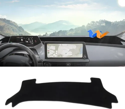 Vista 42 de Autorder Alfombrilla de Cubierta para Tablero para Toyota Tundra 2014-2021 Accesorios Cubierta para Salpicadero Alfombrilla de Franela Parasol