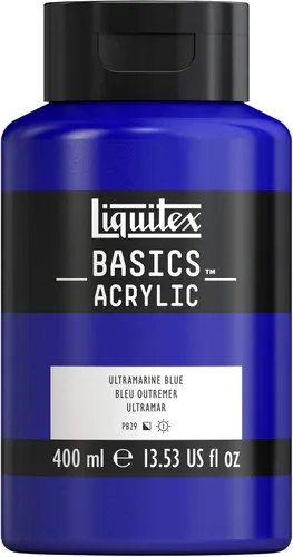 Vista 30 de Liquitex BASICS Pintura Acrílica, Tubo de 250ml (8.5 oz), Azul Ftalocianina