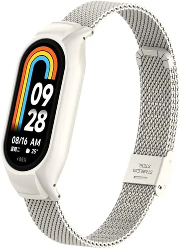 Vista 3 de HOPMC Correa de reloj compatible con Xiaomi mi Band 8 correas ajustables con hebilla de metal impermeable correa de repuesto accesorios