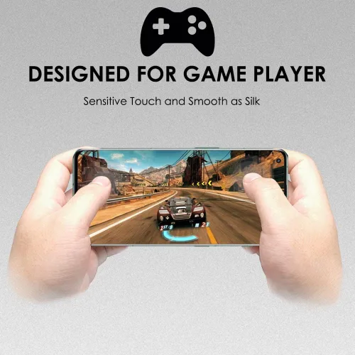 Vista 4 de OnePlus 10 Pro - Protector de pantalla mate, tecnología de dispersión líquida, antideslumbrante, desbloqueo de huellas dactilares, vidrio templado