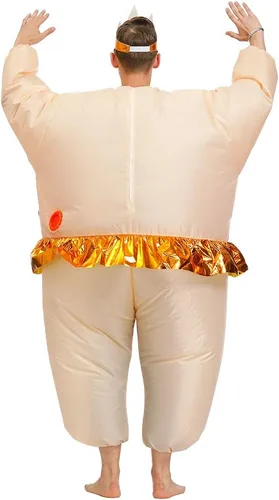 Vista 6 de BIGPETS Disfraz inflable de ballet para adultos, divertido traje inflable para Halloween, divertido disfraz