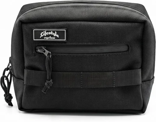 Vista 8 de POWERSPORT RX - Bolsa para manillar de motocicleta, bolsa Harley Molle