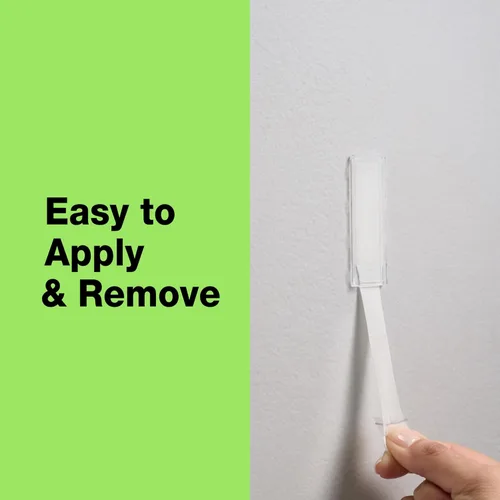 Vista 3 de FrogTape reMOVEables Heavy Duty Wall Hooks - No Damage - Easy to Remove & Reuse - Large Wall Hook with Adhesive Strips - Holds up to 5 lbs