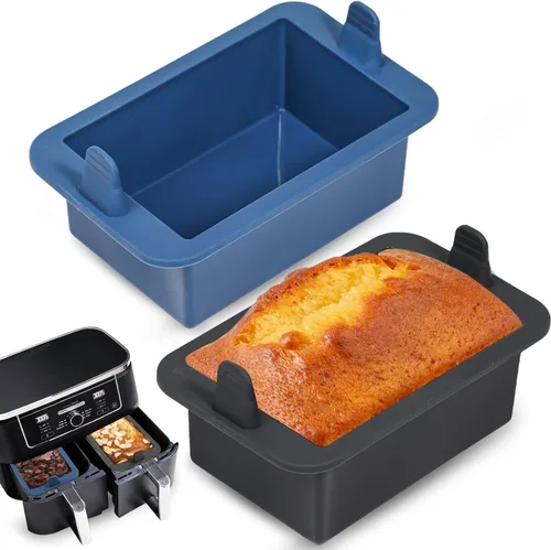 Vista 12 de Webake Molde de silicona para magdalenas y molde para donas, para hacer cupcakes y donas de tamaño estándar de 2.8 pulgadas, antiadherente, sin BPA