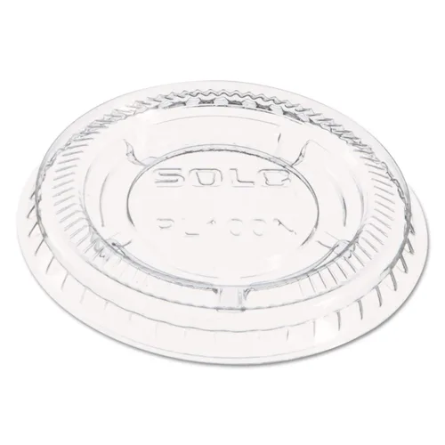 Vista 3 de Solo PL100N Tapa transparente para contenedor de porciones, se adapta a 0.5-1.25 onzas (caja de 2500), pequeña