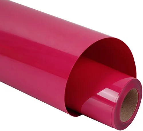 Vista 13 de Guangyintong Rollos de Vinilo de Transferencia de Calor HTV, 12" x 8 pies Vinilo para Planchar para Camisetas, Superficie Brillante, Fácil de Cortar
