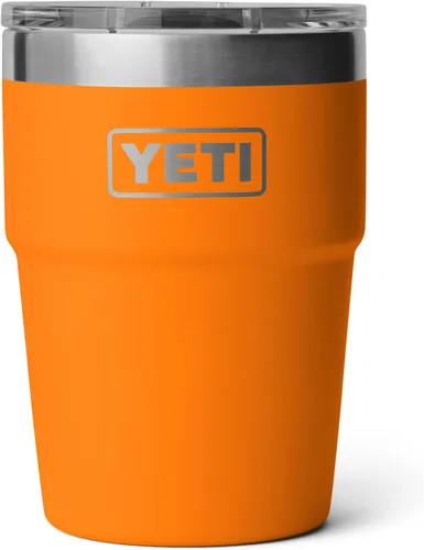Vista 23 de YETI Rambler - Vaso apilable de 16 onzas, aislado al vacío, de acero inoxidable con tapa MagSlider Stackable, Vacuum Insulated, MagSlider Lid