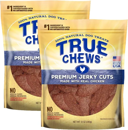 Tyson Pet True Chews. Cortes de cecina premium hechos con pollo real (paquete de 2).