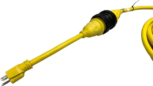 Vista 6 de Amp Up Marine & RV Cables 125 V 30 Amp hembra x 15 Amp macho Marine Shore Cable de alimentación Pigtail Boat Adapter - 21103