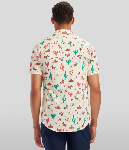 Vista 3 de Tipsy Elves Camisas hawaianas para hombres, informales de playa para verano, tela elástica con ajuste moderno