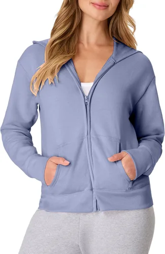 Vista 33 de Hanes EcoSmart - Sudadera de forro polar para mujer, suave y de peso medio, sudadera con capucha con cremallera completa, sudadera o cremallera
