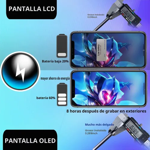 Vista 7 de [OLED] para iPhone 11 PRO MAX Reemplazo de pantalla de 6.5 pulgadas [NO LCD] Pantalla 3D Touch Frame Asamblea digitalizador con kit de reparación