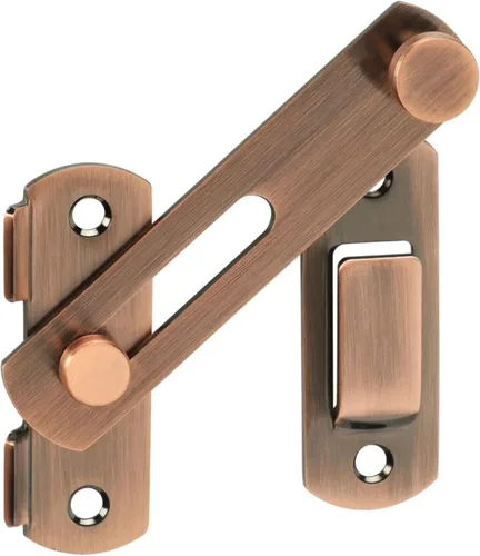 Vista 8 de Alise Pestillos de puerta abatible de 4 pulgadas, cerradura de puerta de seguridad para valla de madera de granero, puertas francesas correderas